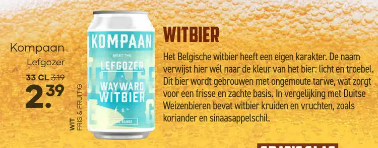 Aanbieding: Lefgozer Witbier