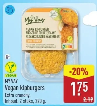 Aanbieding: Vegan kipburgers