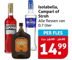 Aanbieding: Isolabella, Campari of Stroh