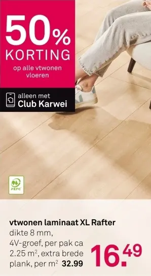 Aanbieding: Laminaat XL Rafter