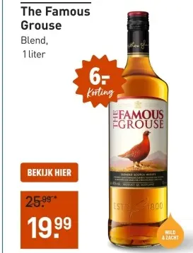 Aanbieding: The Famous Grouse