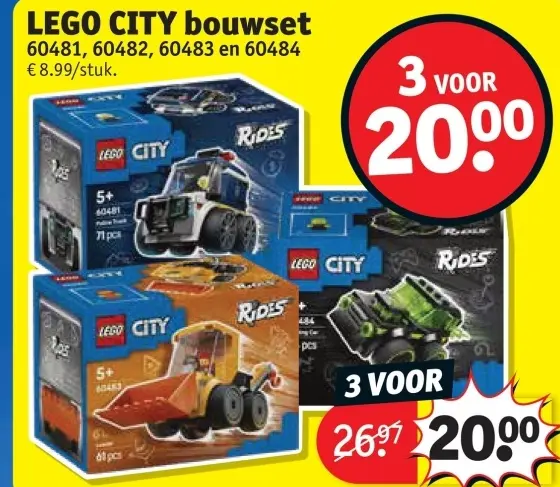 Promotie: LEGO CITY bouwset