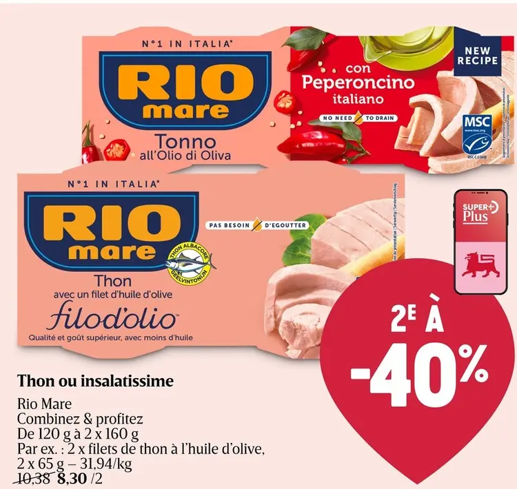 Offre: Thon ou insalatissime