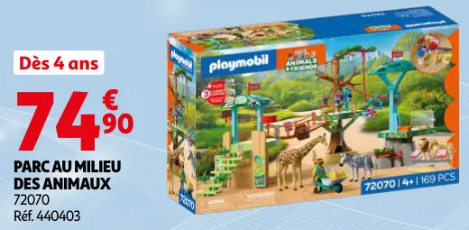 Promotie: Parc au milieu des animaux