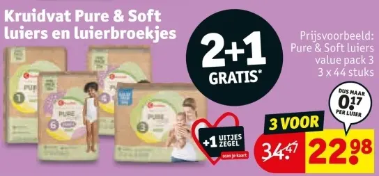 Aanbieding: Pure & Soft luiers en luierbroekjes