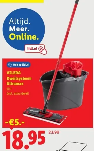 Aanbieding: Dweilsysteem Ultramax