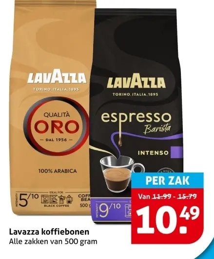 Aanbieding: Lavazza koffiebonen