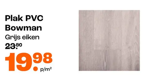 Aanbieding: Plak PVC Bowman