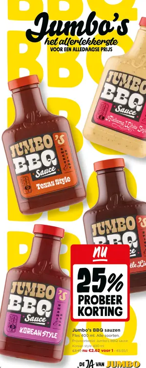Promotie: BBQ sauzen
