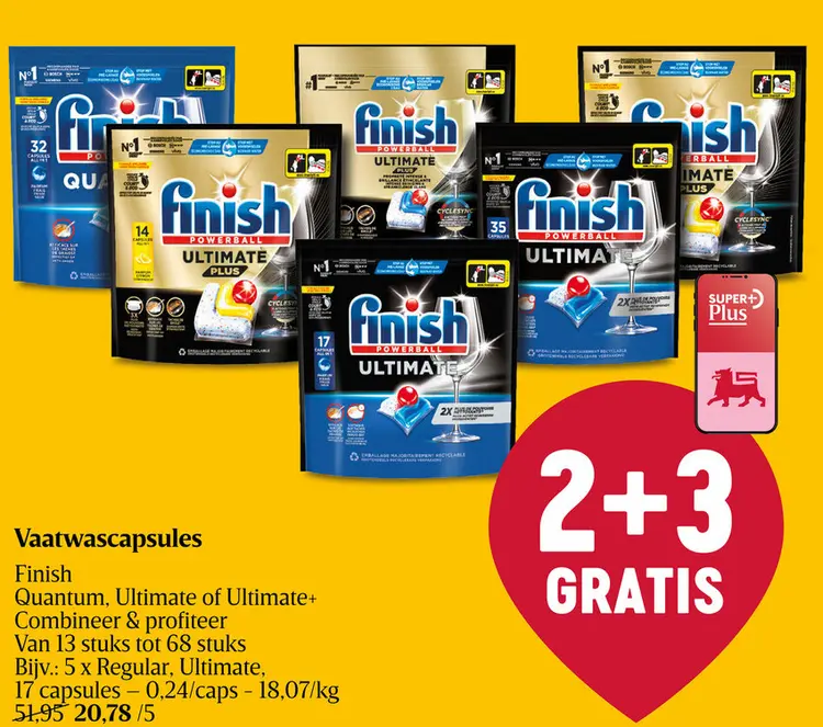 Promotie: Vaatwascapsules