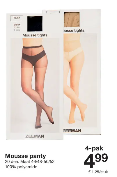 Promotie: Mousse panty
