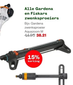 Aanbieding: Zwenksproeiers