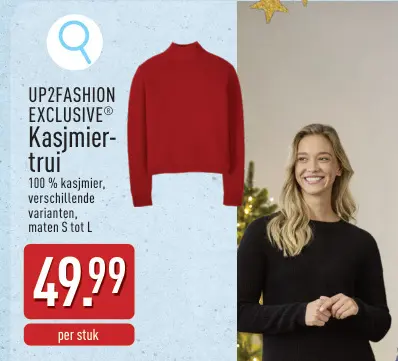 Promotie: Kasjmier-trui