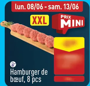 Offre: Hamburger de boeuf