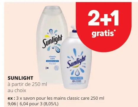 Offre: Sunlight