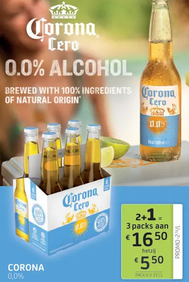 Promotie: Corona Cero 0.0%