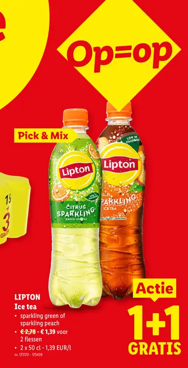 Promotie: Ice tea