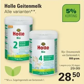 Aanbieding: Holle Dreumesmelk van Geitenmelk 4