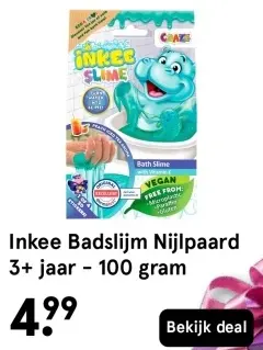 Aanbieding: Inkee Badslijm Nijlpaard