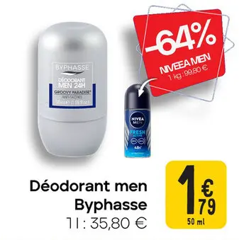Offre: Déodorant men Byphasse