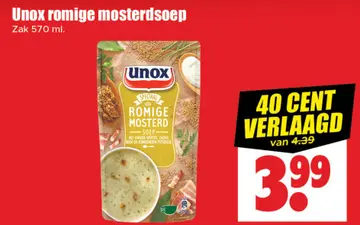 Aanbieding: Unox romige mosterdsoep