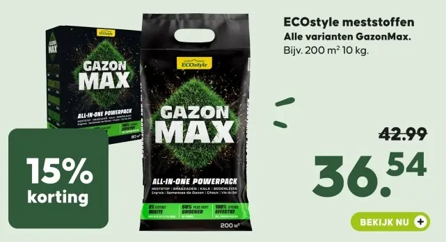 Aanbieding: ECOstyle meststoffen