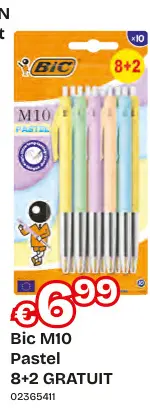 Offre: Bic M10 Pastel