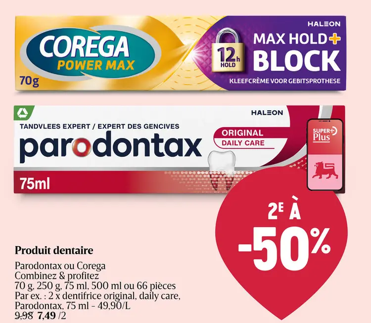 Offre: Produit dentaire