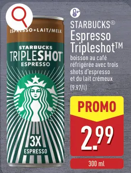 Offre: Espresso Tripleshot