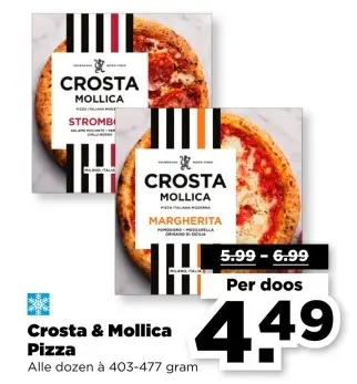 Aanbieding: Crosta & Mollica Pizza