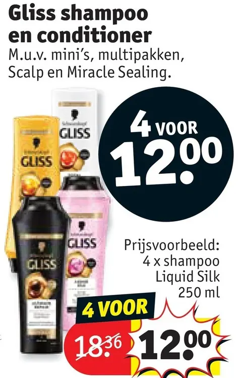 Promotie: Shampoo en conditioner