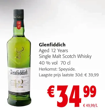 Promotie: Glenfiddich