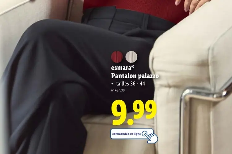 Offre: Pantalon palazzo