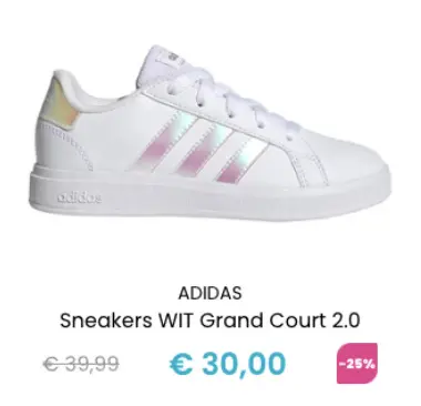 Promotie: Sneakers WIT Grand Court 2.0