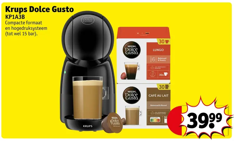Promotie: Krups Dolce Gusto