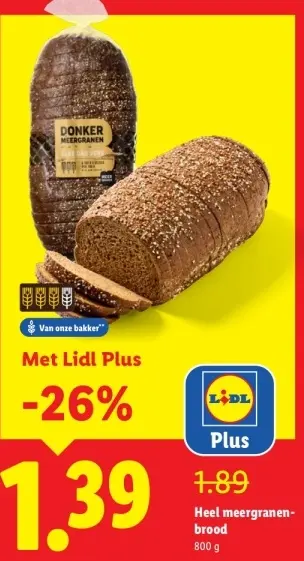 Aanbieding: Heel meergranenbrood