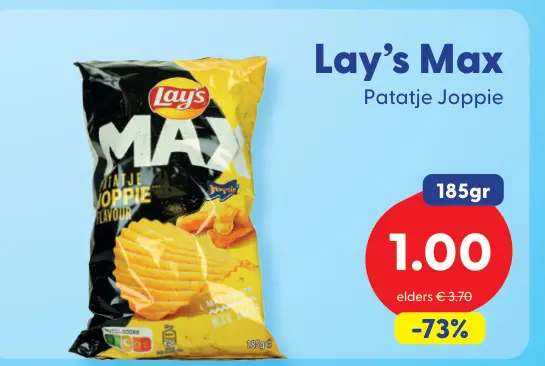 Aanbieding: Lay's Max Patatje Joppie