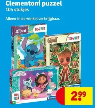 Aanbieding: Clementoni puzzel