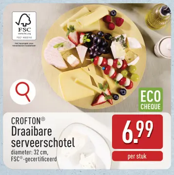 Aanbieding: Draaibare serveerschotel