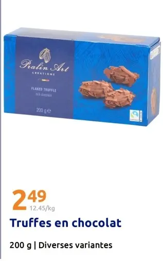 Offre: Truffes en chocolat