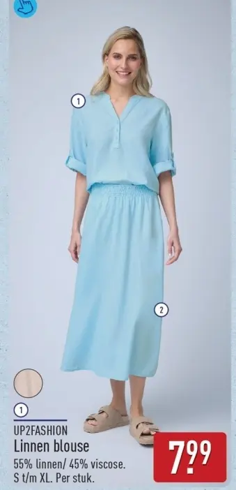 Aanbieding: Linnen blouse