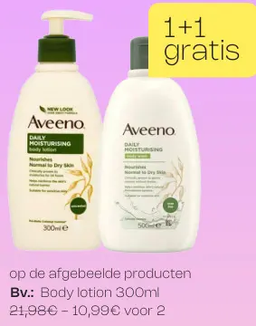 Promotie: Aveeno Body lotion