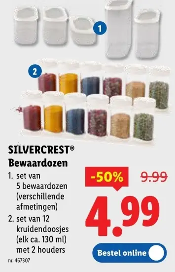 Promotie: Bewaardozen