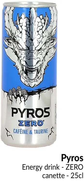 Offre: Pyros Energy drink - ZERO