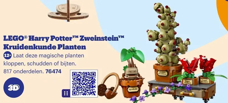 Aanbieding: Harry Potter Zweinstein Kruidenkunde Planten