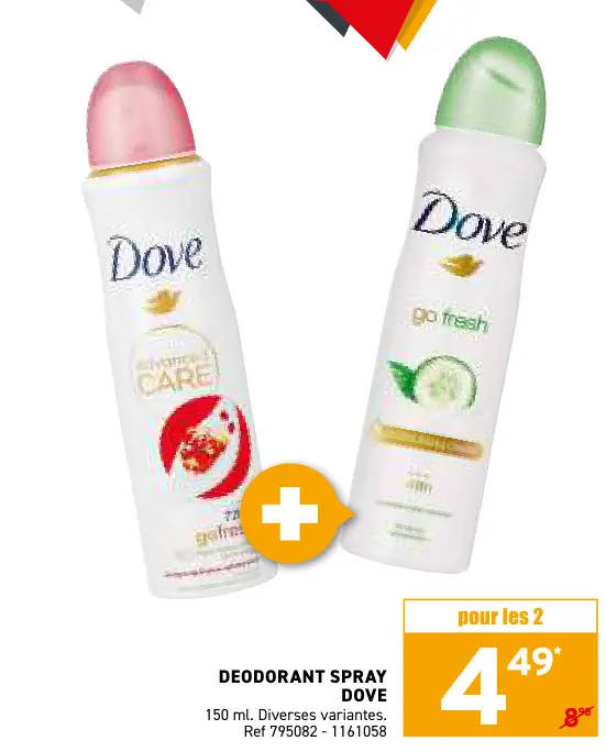 Offre: Deodorant spray