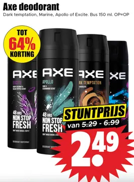 Aanbieding: Axe deodorant