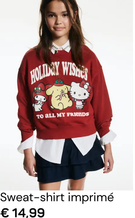 Offre: Sweatshirt Sanrio