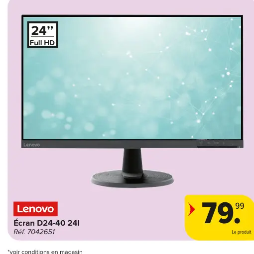 Offre: Écran D24-40 24I