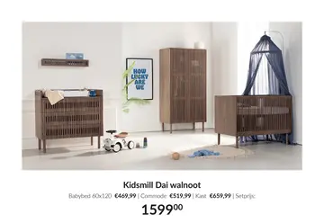 Aanbieding: Kidsmill Dai walnoot